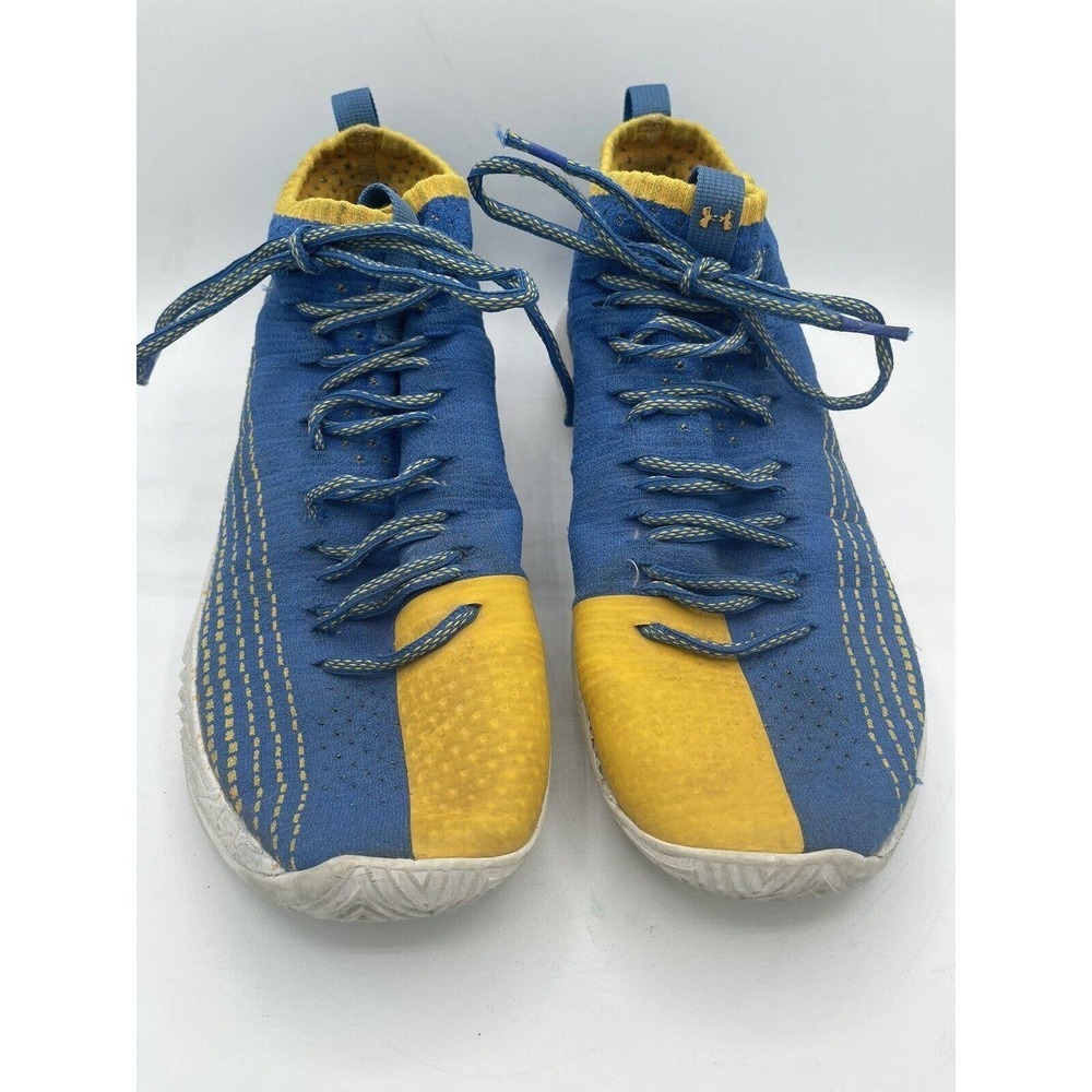 Under Armour Mens Size 11.5 Heatseeker Basketball Shoes 3000089 401 Blue Yellow‍